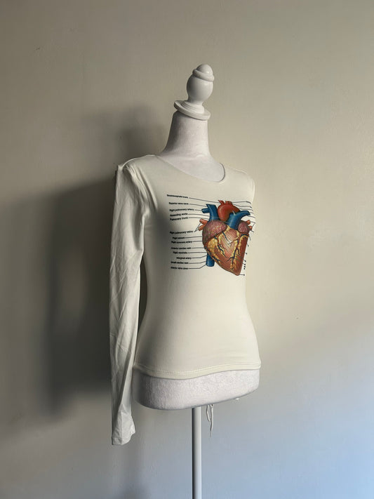 anatomical heart long sleeve